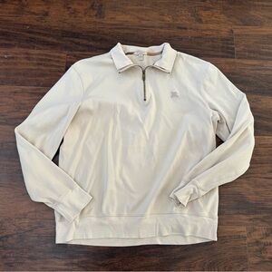 Burberry Brit Men's 1/4 zip pullover sweater Sz XXL